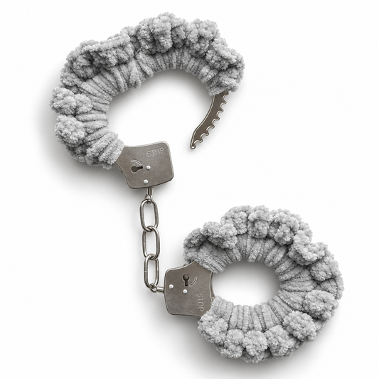 TANIJAY CROCHET handcuff Soft Velvet Crochet Handcuffs