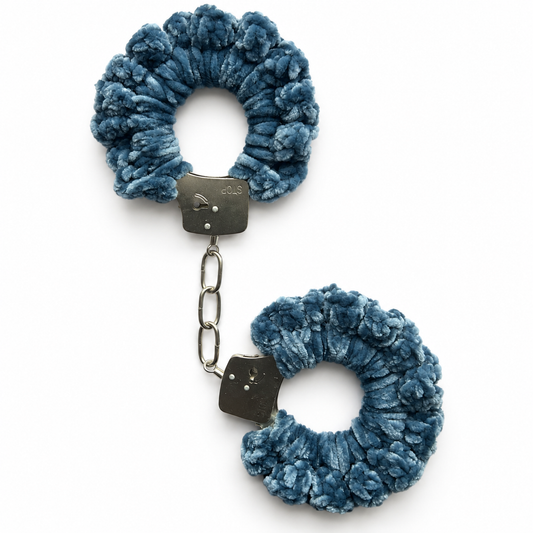 TANIJAY CROCHET handcuff Soft Velvet Crochet Handcuffs