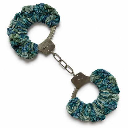 TANIJAY CROCHET handcuff Soft Velvet Crochet Handcuffs