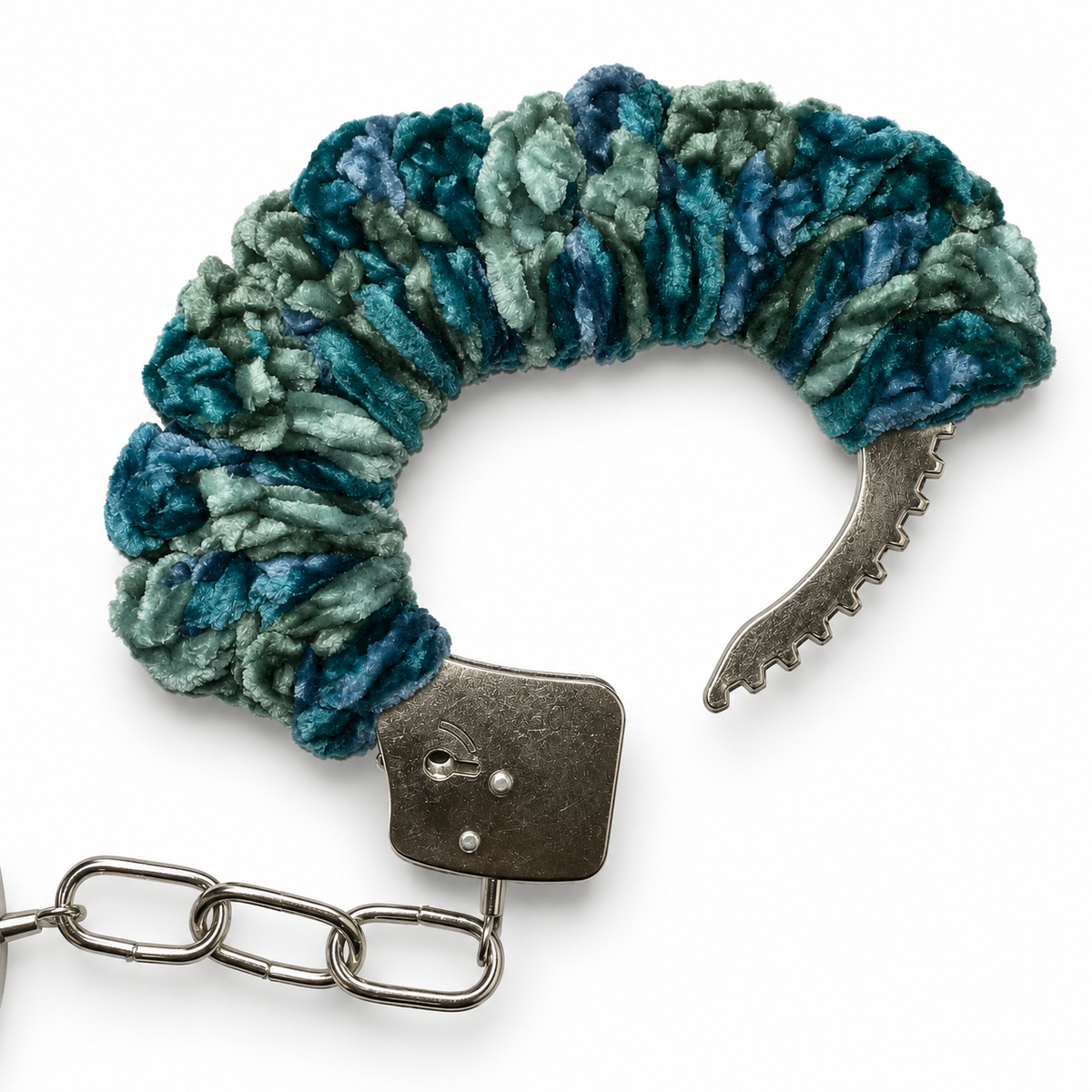 TANIJAY CROCHET handcuff Soft Velvet Crochet Handcuffs