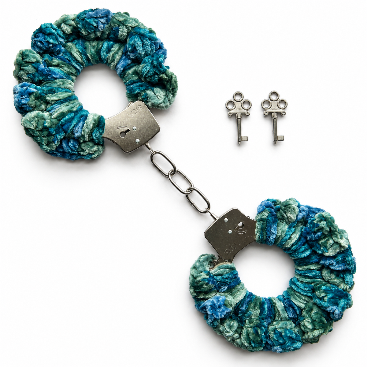TANIJAY CROCHET handcuff Soft Velvet Crochet Handcuffs