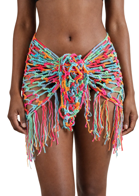 TANIJAY CROCHET COVER UP SKIRT Spinx Crochet Sarong