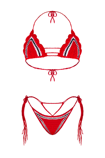 TANIJAY CROCHET BIKINI SET Thetis Crochet Bikini Set