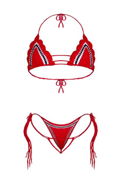 TANIJAY CROCHET BIKINI SET Thetis Crochet Bikini Set
