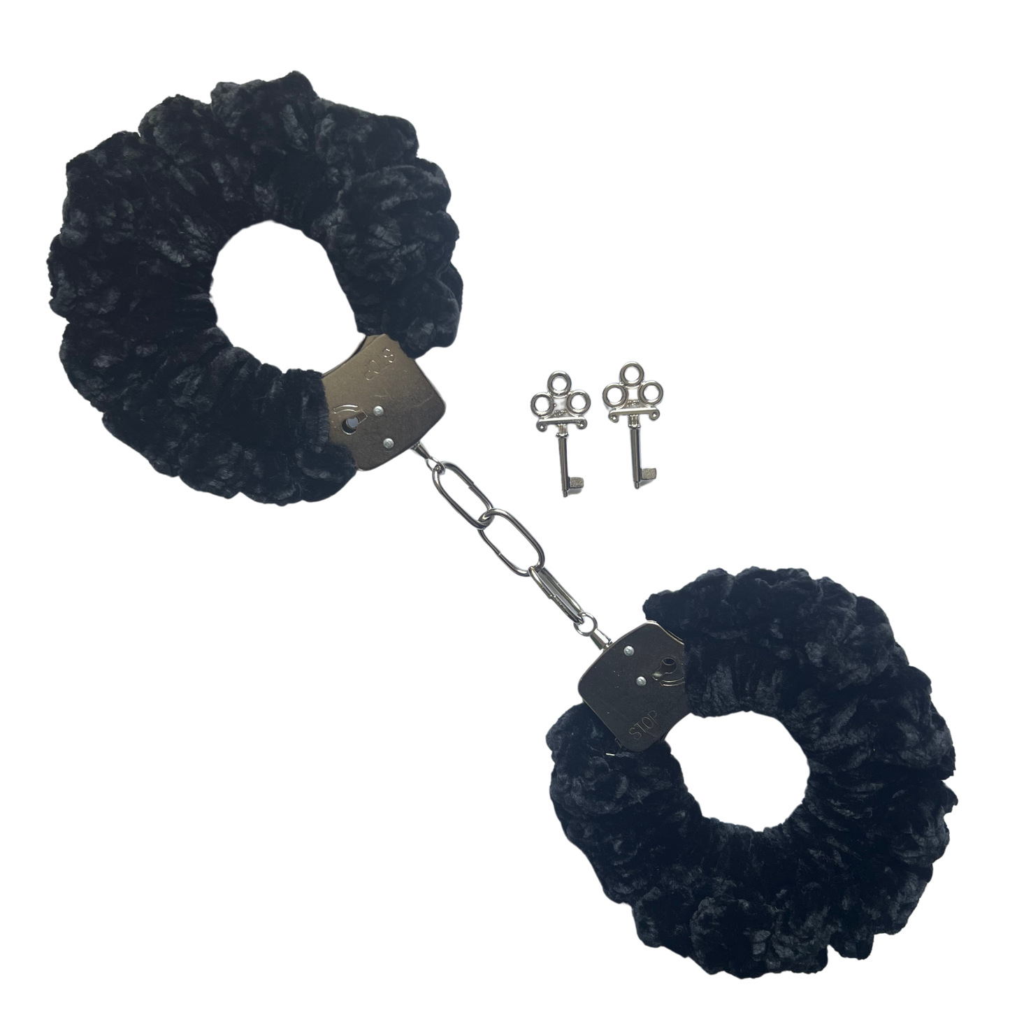 TANIJAY CROCHET Handcuffs ONE SIZE Velvet Crochet Handcuff Set