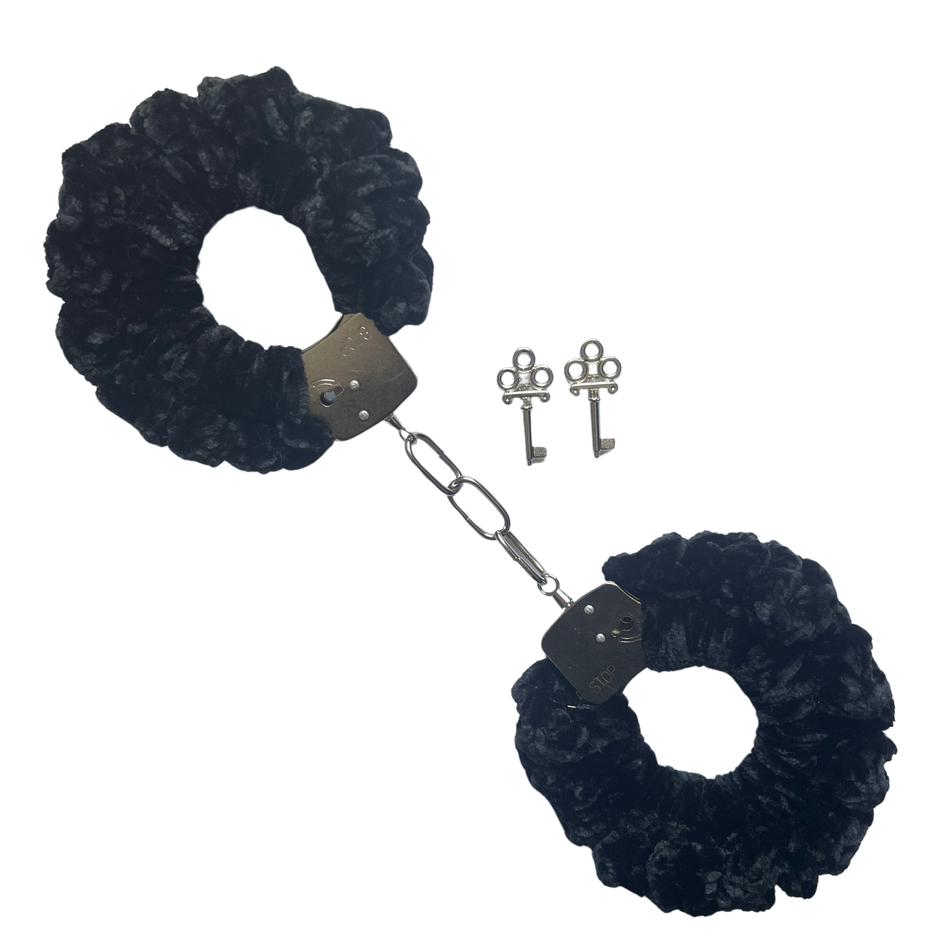 TANIJAY CROCHET Handcuffs ONE SIZE Velvet Crochet Handcuff Set