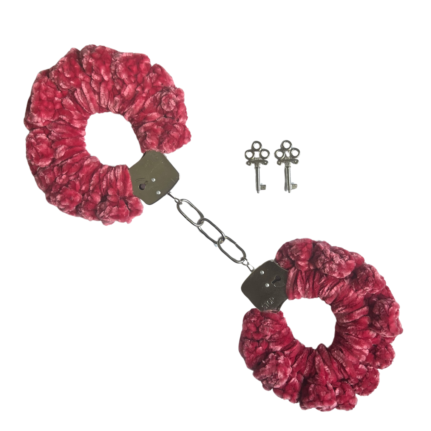 TANIJAY CROCHET Handcuffs ONE SIZE Velvet Crochet Handcuff Set