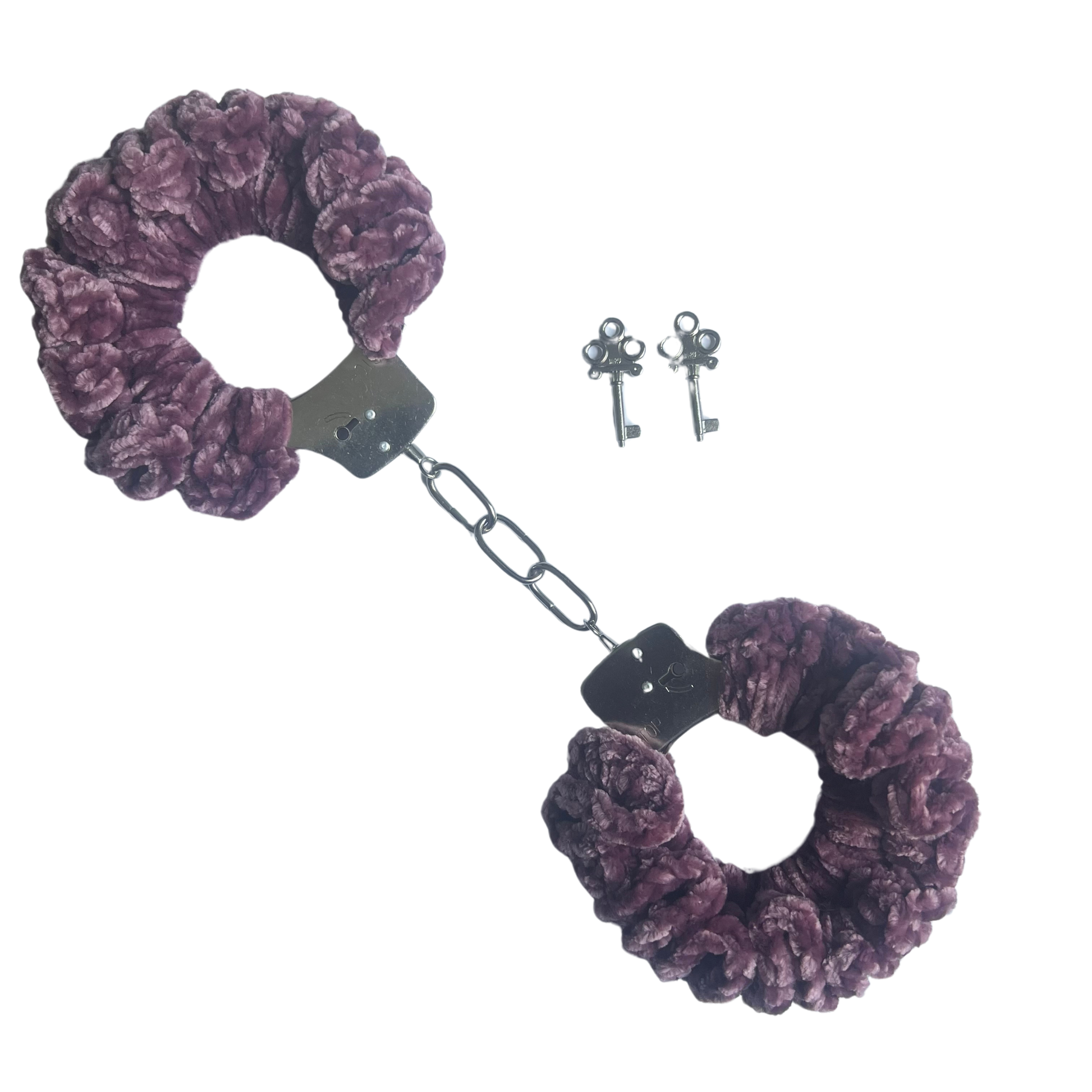 TANIJAY CROCHET Handcuffs ONE SIZE Velvet Crochet Handcuff Set