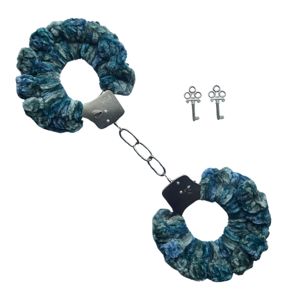 TANIJAY CROCHET Handcuffs ONE SIZE Velvet Crochet Handcuff Set