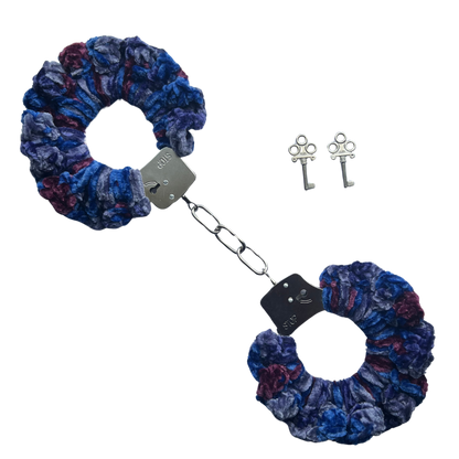 TANIJAY CROCHET Handcuffs ONE SIZE Velvet Crochet Handcuff Set