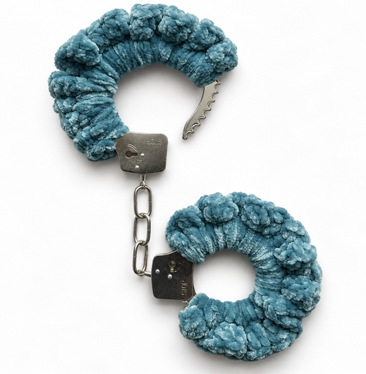 TANIJAY CROCHET handcuff Velvet Crochet Handcuffs