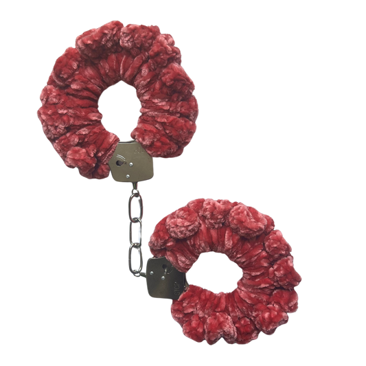 TANIJAY CROCHET Handcuffs ONE SIZE Velvet Crochet Handcuffs