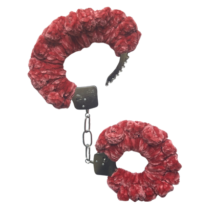 TANIJAY CROCHET Handcuffs ONE SIZE Velvet Crochet Handcuffs