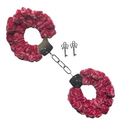 TANIJAY CROCHET Handcuffs ONE SIZE Velvet Crochet Handcuffs