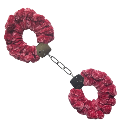 TANIJAY CROCHET Handcuffs ONE SIZE Velvet Crochet Handcuffs