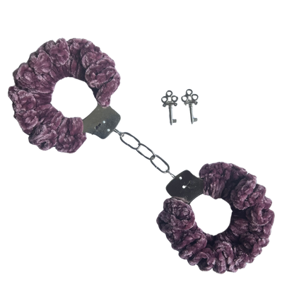 TANIJAY CROCHET Handcuffs ONE SIZE Velvet Crochet Handcuffs