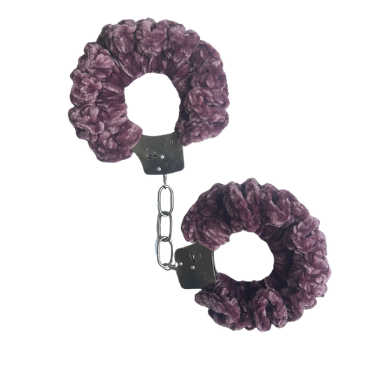 TANIJAY CROCHET Handcuffs ONE SIZE Velvet Crochet Handcuffs