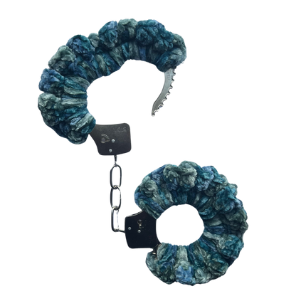 TANIJAY CROCHET Handcuffs ONE SIZE Velvet Crochet Handcuffs