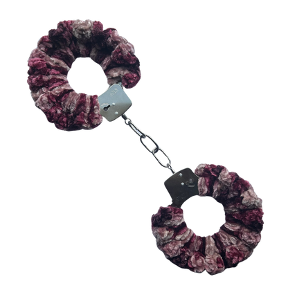 TANIJAY CROCHET Handcuffs ONE SIZE Velvet Crochet Handcuffs