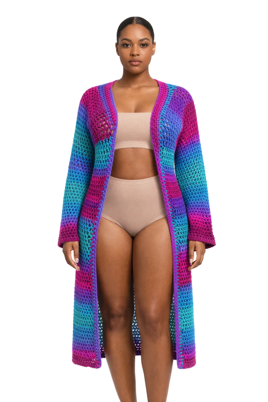 TANIJAY CROCHET SWEATER Vix Crochet Cover Up Layer