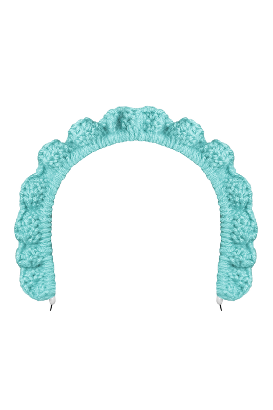 TANIJAY CROCHET headband Wavy Ruffle Headband – Aruba Sea