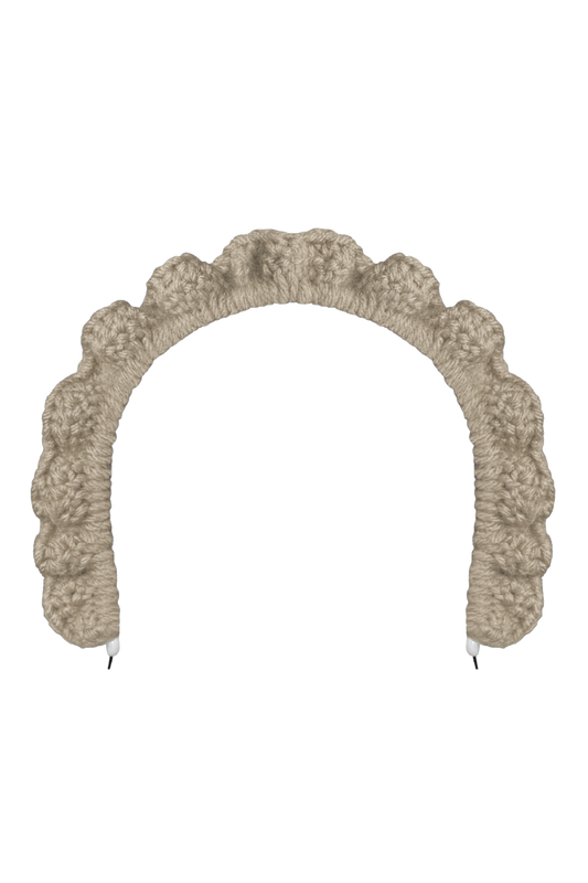 TANIJAY CROCHET headband Wavy Ruffle Headband – Buff