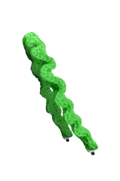TANIJAY CROCHET headband Wavy Ruffle Headband – Spring Green