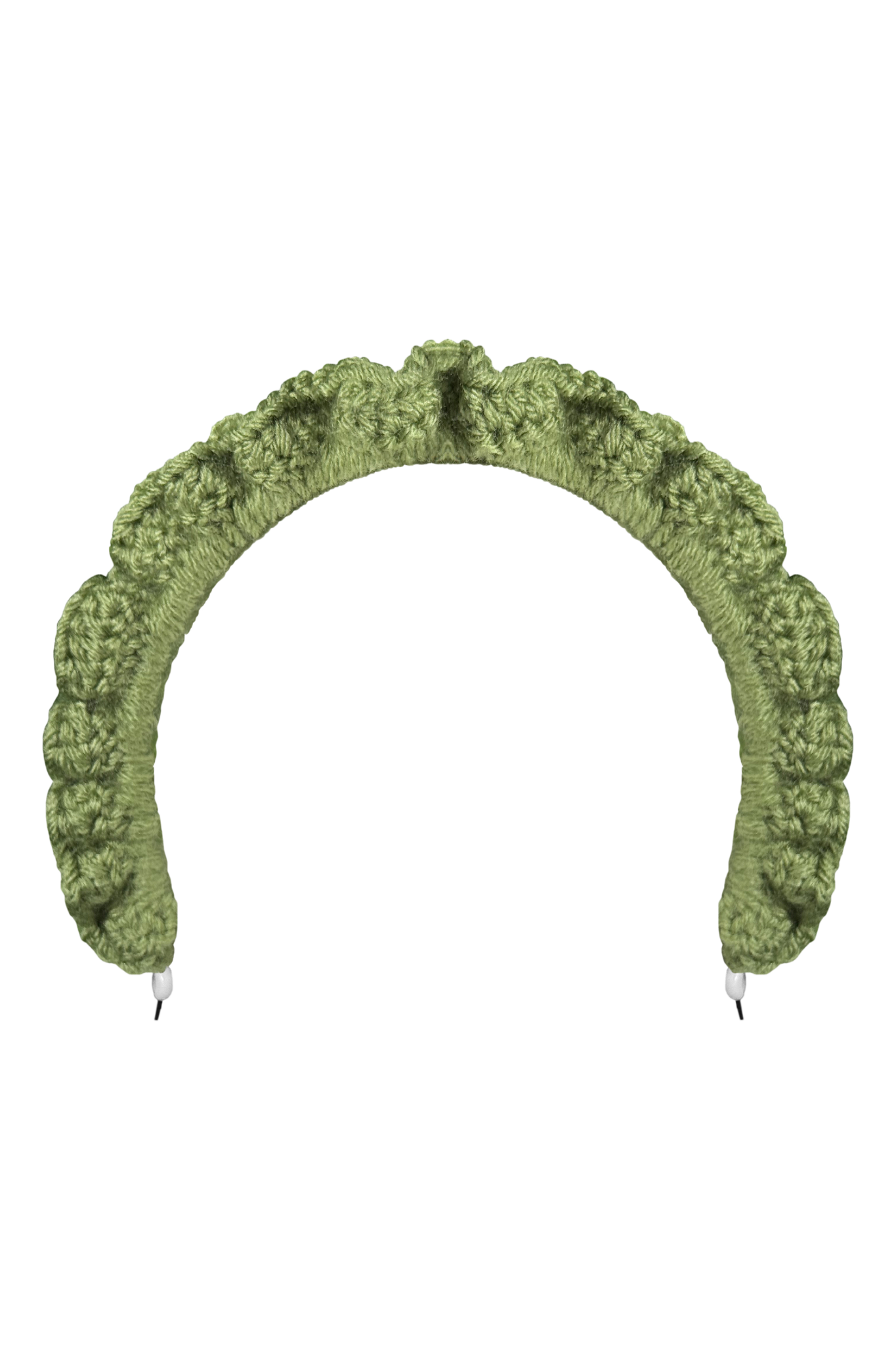 TANIJAY CROCHET headband Wavy Ruffle Headband – Tea Leaf