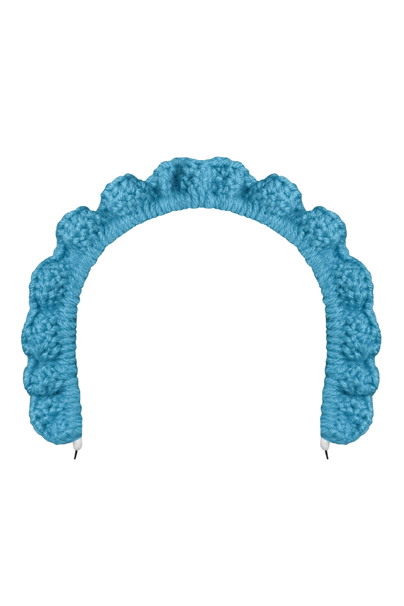 TANIJAY CROCHET headband Wavy Ruffle Headband – Turqua