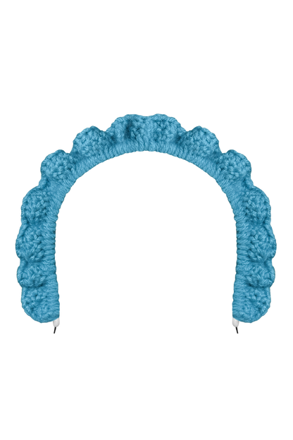 TANIJAY CROCHET headband Wavy Ruffle Headband – Turqua