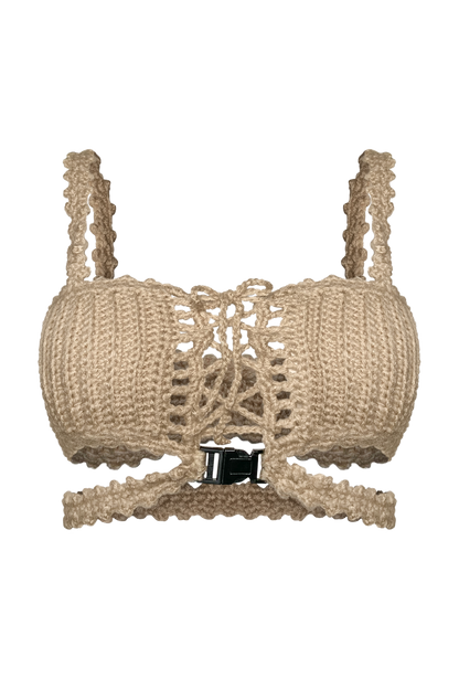 TANIJAY CROCHET TOP Astraea Crochet Crop Top
