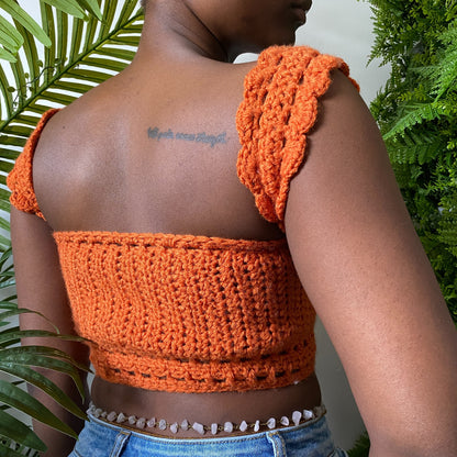 TANIJAY CROCHET Calypso Crochet Crop Top