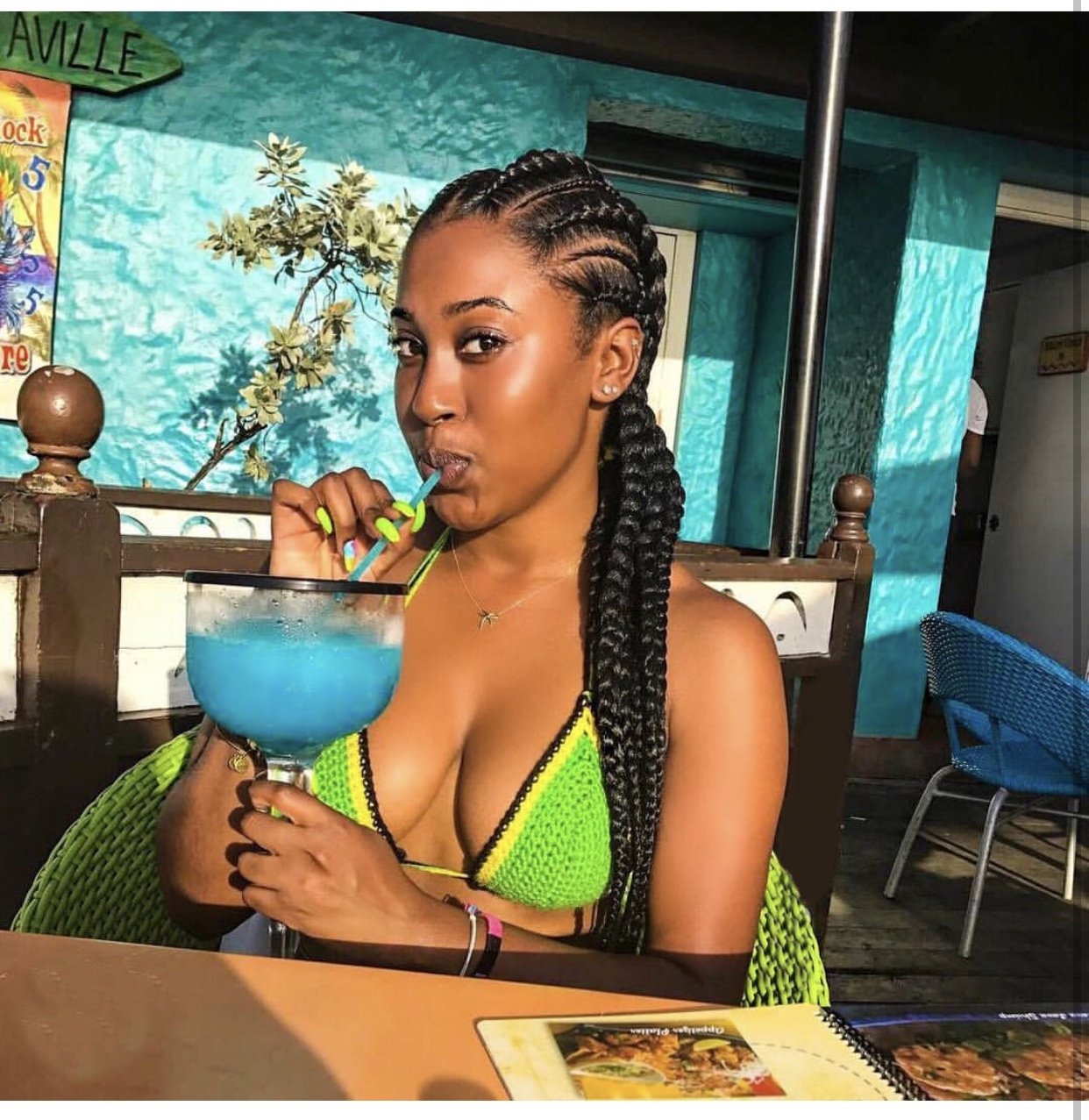 TANIJAY CROCHET BIKINI TOP Jamaican Crochet Bikini Top