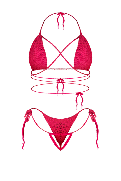 TANIJAY CROCHET BIKINI SET Thalia Crochet Bikini Set